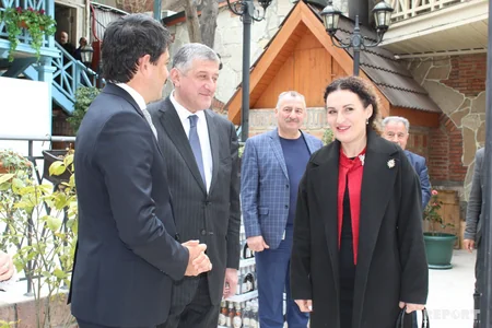 Fuad Muradov Gürcüstanın dövlət naziri ilə görüşüb - FOTO