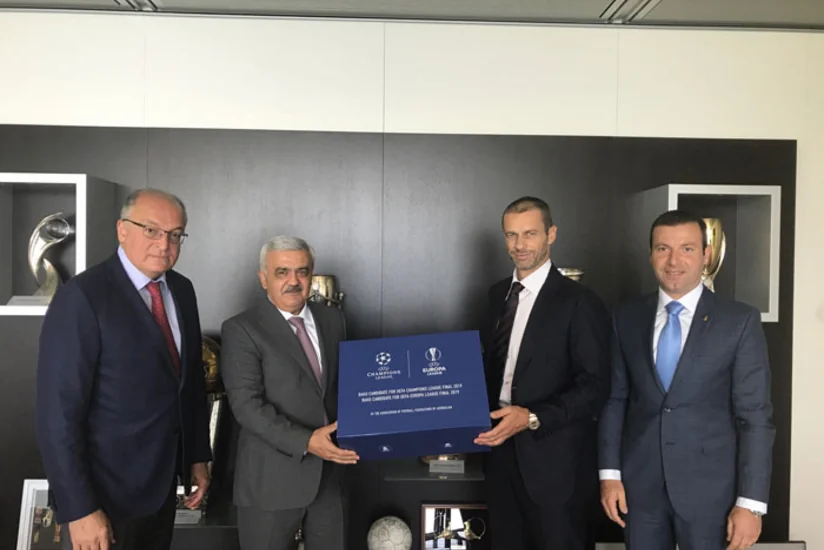 Special presentation displayed to UEFA on Baku Olympic Stadium’s candidacy for Euro Cup final matches