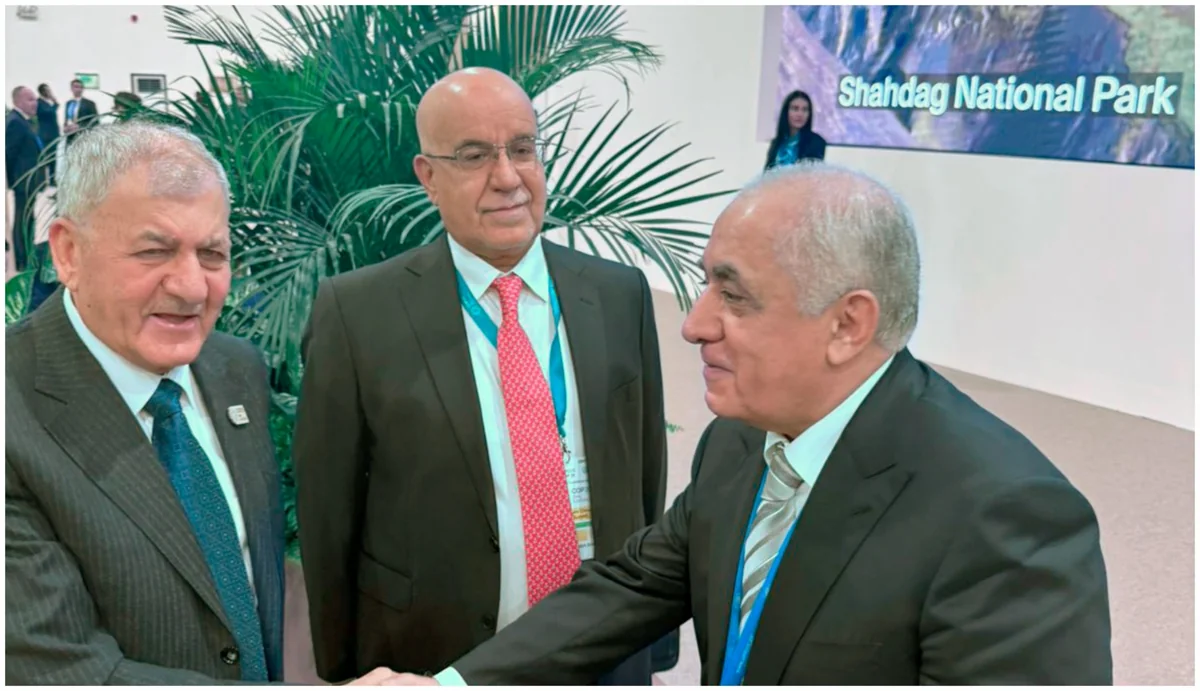 Əli Əsədov İraq Prezidenti ilə görüşüb