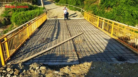 ​Göyçayda sel sularının dağıtdığı körpü bərpa edilib