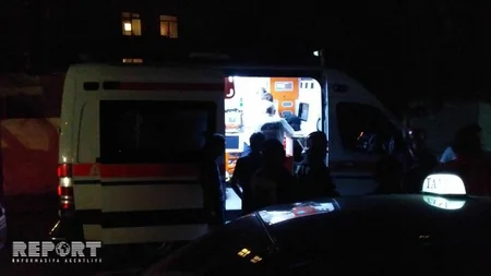 Bakıda kafe yanıb, xəsarət alan var - FOTO