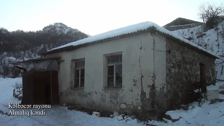 Видеокадры из села Алмалыг Кельбаджарского района