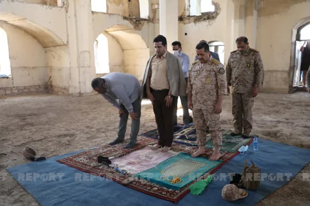 Foreign diplomats visit Juma Mosque in Aghdam