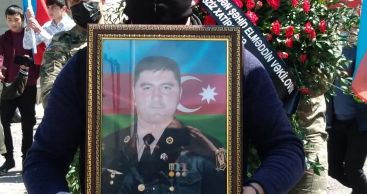 Şəhid Elməddin Vəkilov Daşkəsəndə dəfn olunub - VİDEO - YENİLƏNİB