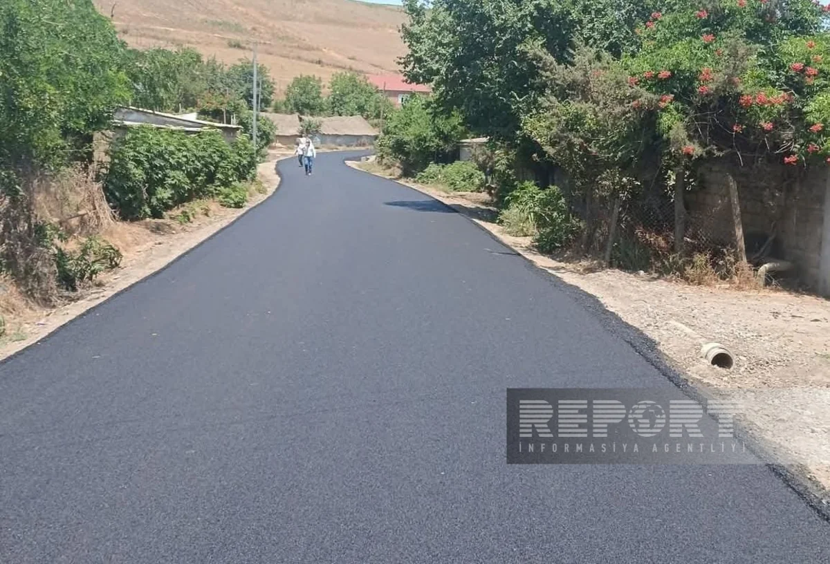 Cəlilabadın 4 kəndini birləşdirən yola asfalt örtüyü çəkilib