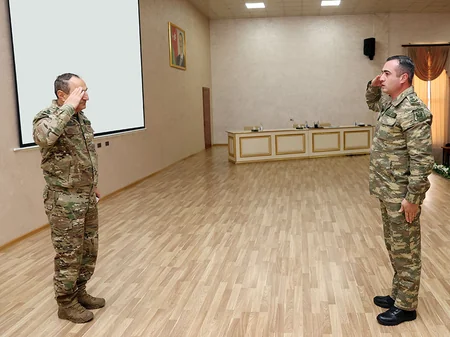 Ali Baş Komandanın tapşırıqları Azərbaycan Ordusunun şəxsi heyətinə çatdırılıb, planlar müzakirə olunub
