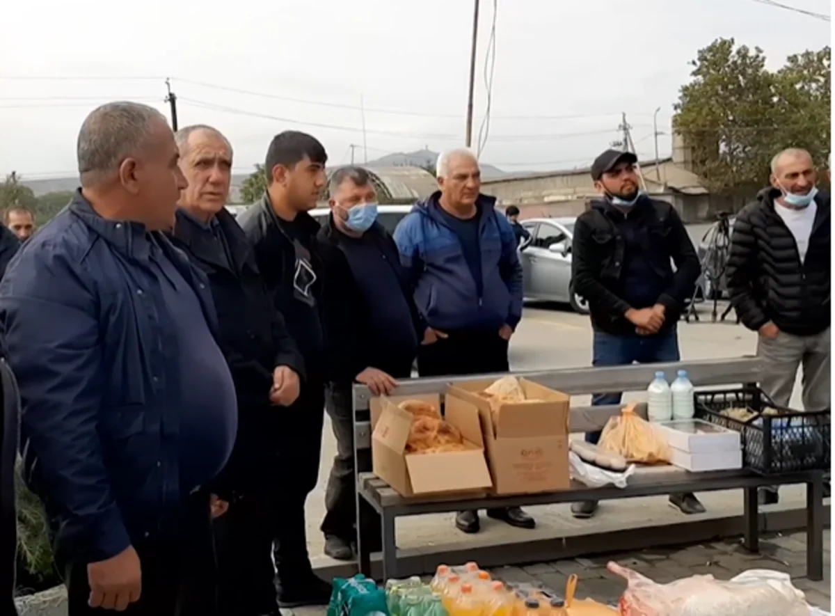 Gürcüstan azərbaycanlıları Mixeil Saakaşviliyə qeyri-adi dəstək aksiyası keçiriblər