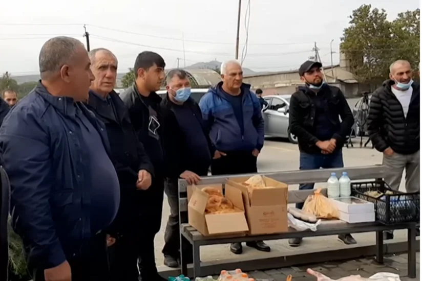 Gürcüstan azərbaycanlıları Mixeil Saakaşviliyə qeyri-adi dəstək aksiyası keçiriblər