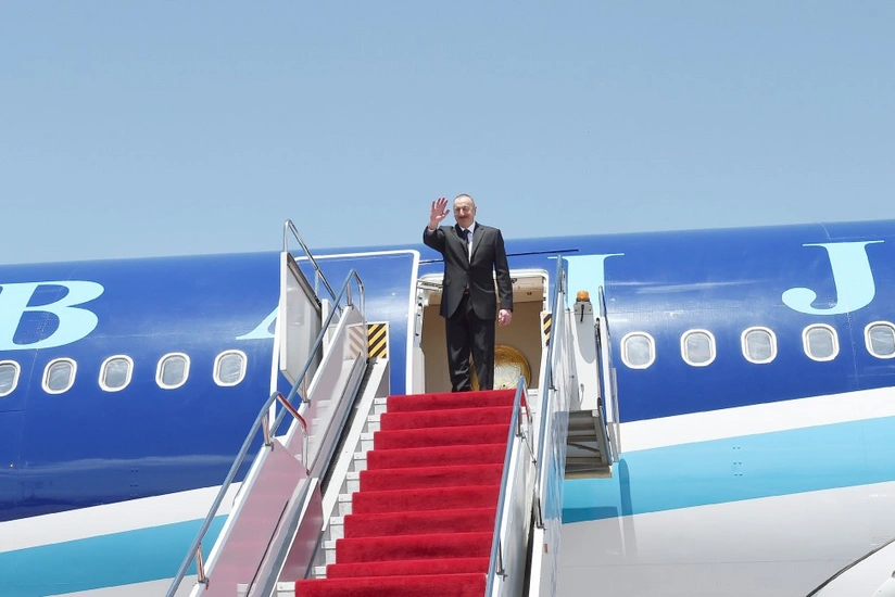 Prezident İlham Əliyevin Naxçıvana səfəri başa çatıb