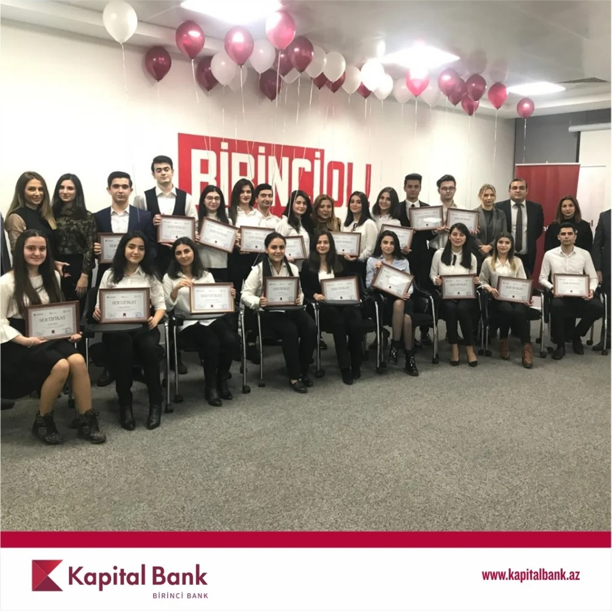 Kapital Bankda “Könüllülər”in məzun günü keçirilib
