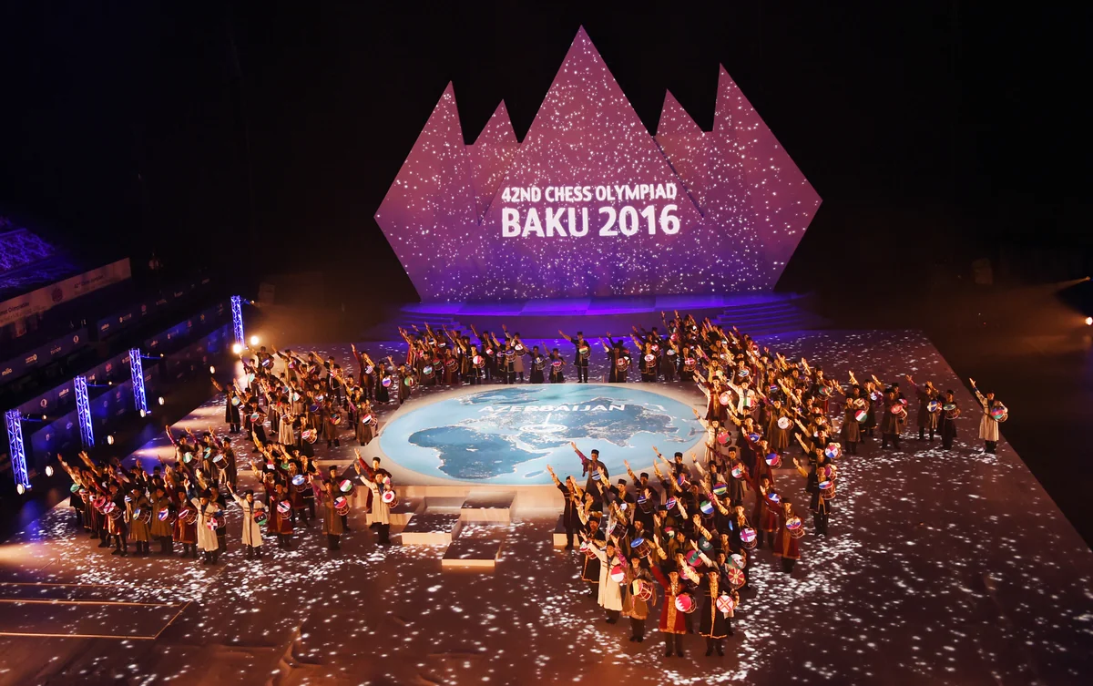 Bakıda 42-ci Ümumdünya Şahmat Olimpiadasının təntənəli açılış mərasimi başa çatıb - YENİLƏNİB