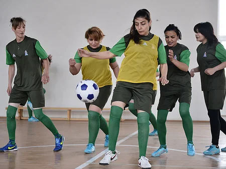 AFFA cəzaçəkmə və tərbiyə müəssisələrində futbol dərsləri təşkil edib