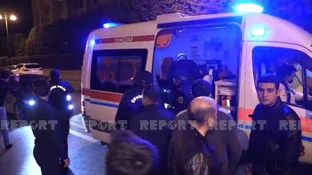 Bakıda əks yola çıxan avtomobil qəza törədib, xəsarət alanlar var