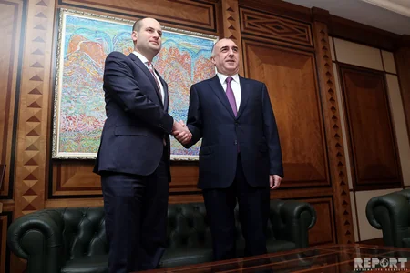 Bakıda Azərbaycan və Gürcüstan XİN başçılarının görüşü keçirilir