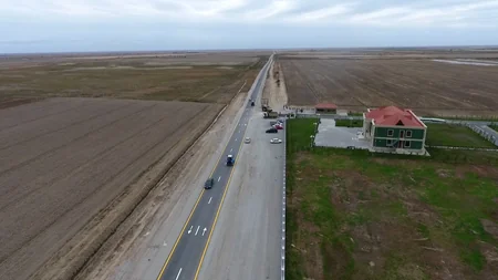 Kürdəmirdə 85,2 kilometrlik 3 yol infrastrukturu layihəsi icra olunub - FOTO