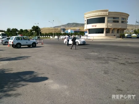 Şəkidə reyd keçirilib, 70-dən çox sürücü saxlanılıb - FOTO