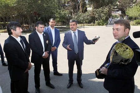 Avropa çempionatından qayıdan cüdo üzrə Azərbaycan millisi ilə görüş keçirilib