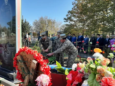 Ağstafada şəhidin anım mərasimi keçirilib