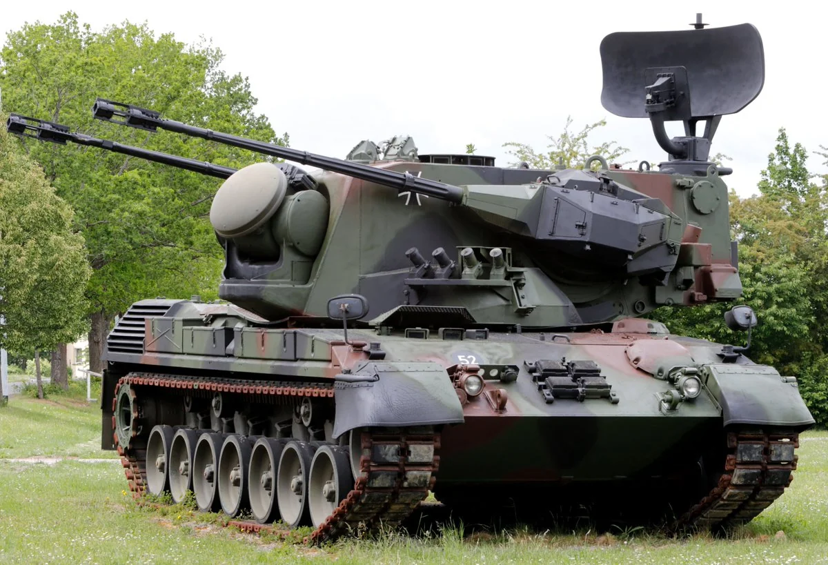 Германия поставила Украине еще две зенитные самоходные установки Gepard