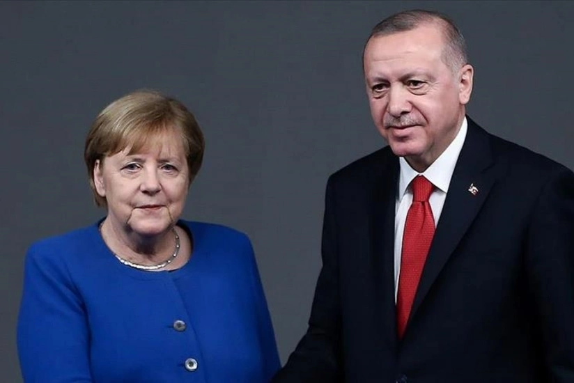 Ərdoğanla Merkel regional və digər məsələləri müzakirə etdilər