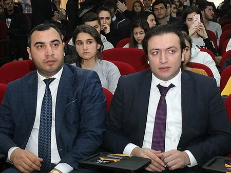 Avropa Liqasının final oyunu ilə əlaqədar daha bir universitetdə tələbələrlə görüş keçirilib