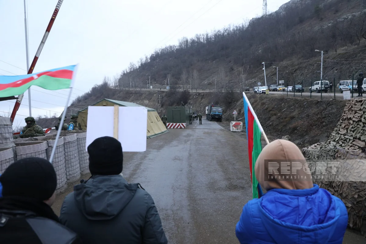 Certain changes observed in position of Russian peacekeepers on Khankendi-Lachin road