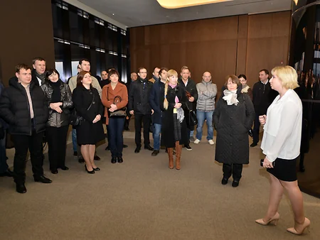 UEFA seminarına qatılan 14 ölkənin nümayəndələri Bakı Olimpiya Stadionunda olub