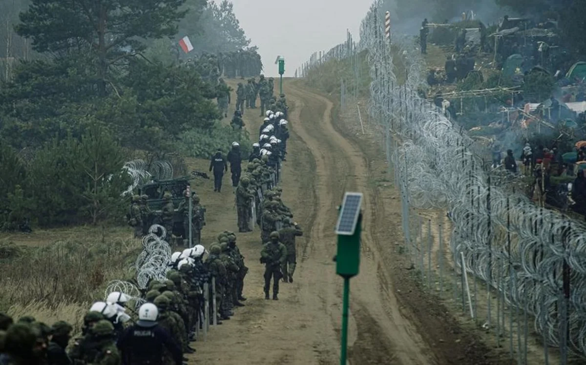 Polşa-Belarus sərhədində 6 nəfər Gürcüstan vətəndaşı saxlanılıb