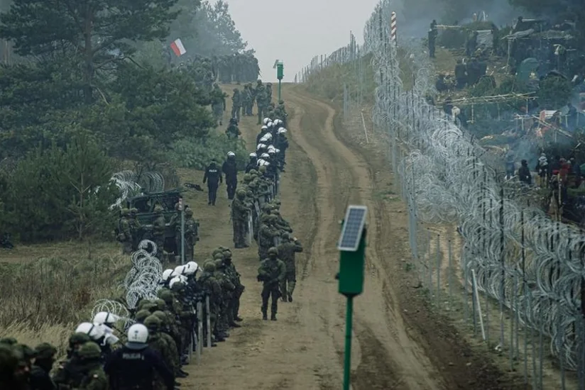 Polşa-Belarus sərhədində 6 nəfər Gürcüstan vətəndaşı saxlanılıb