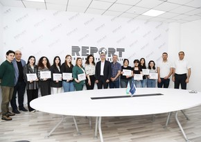 Report Media Məktəbində 19-cu qrupun təlim proqramı yekunlaşıb