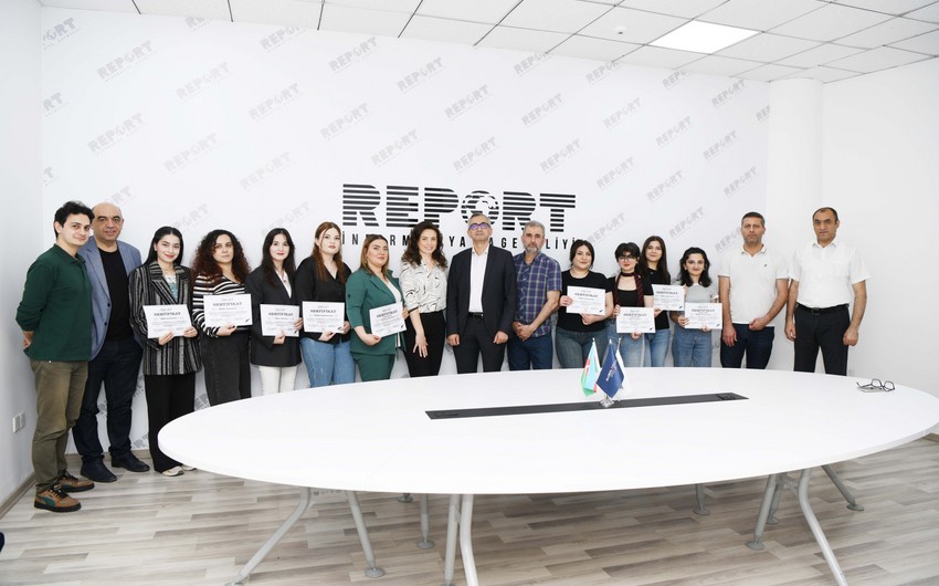 Training program for 19th group at Report Media School concludes