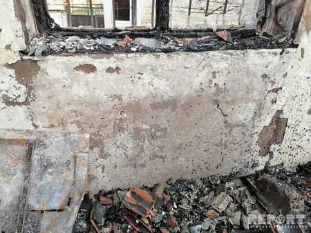 Bakıda oğrular qarət etdikləri evi yandırıblar - VİDEO
