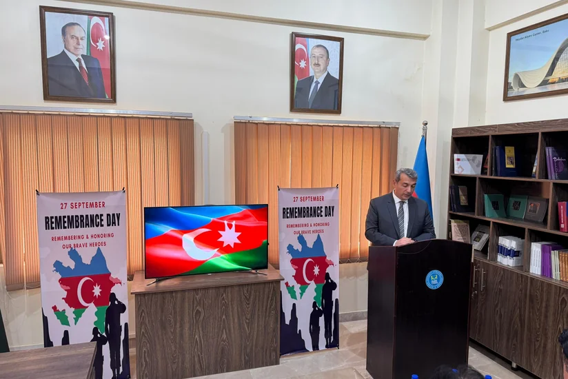 Pakistanın Müasir Dillər Universitetində 27 Sentyabr - Anım Günü qeyd edilib