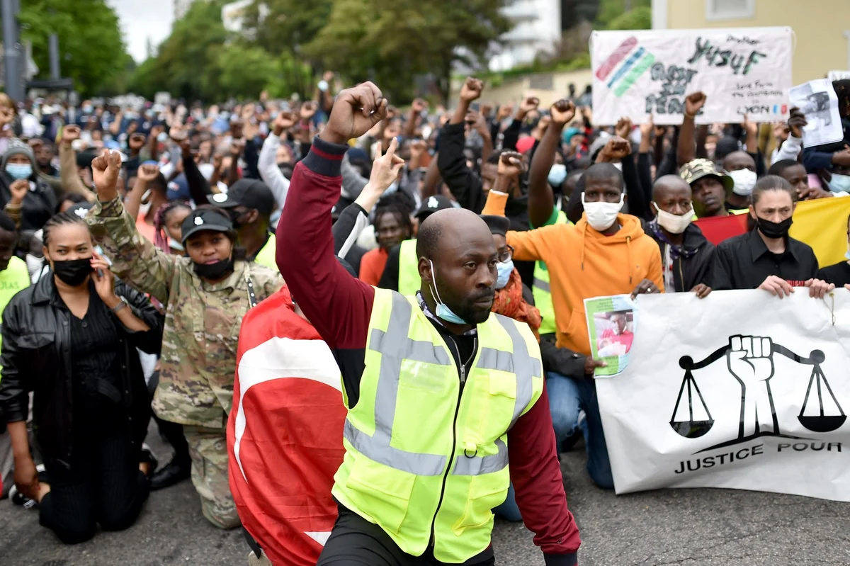 Protest against Armenian murderers held in Saint-Etienne