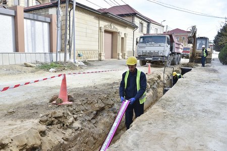 Bakıda yeni içməli və tullantı su şəbəkələri yaradılır