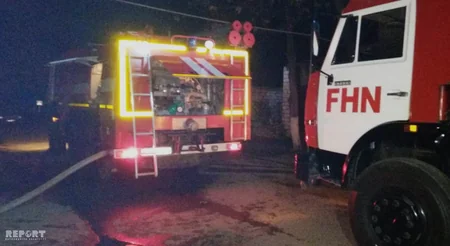Qazaxda uşaq bağçasında yanğın olub, xəsarət alan var - FOTO