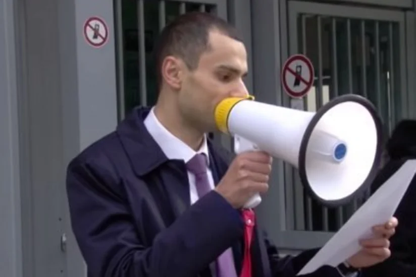 Сторонники Кочаряна провели акцию протеста перед зданием посольства Германии в Ереване