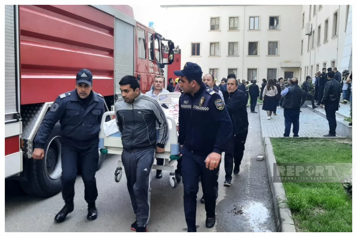 Gəncədə xəstəxanada baş vermiş yanğın zamanı 148 nəfər təxliyə olunub