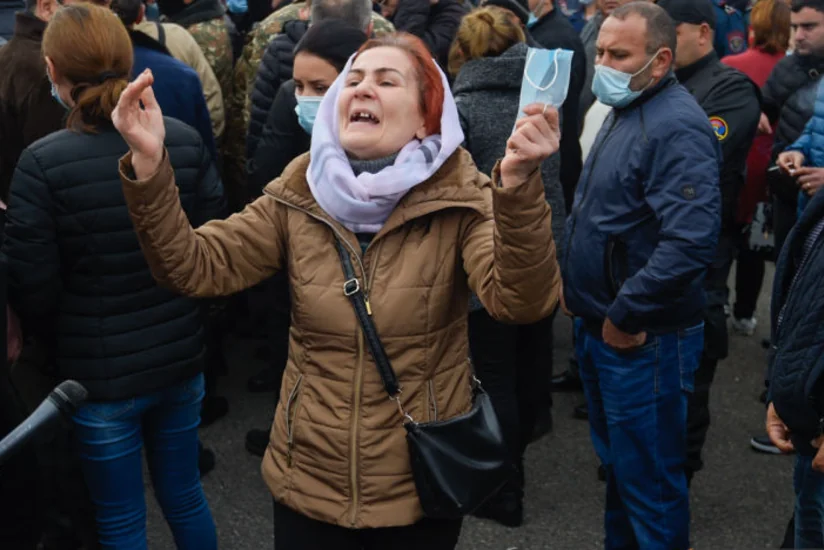 Erməni əsgər anaları Qarabağda olan övladlarının qaytarılmasını tələb edib
