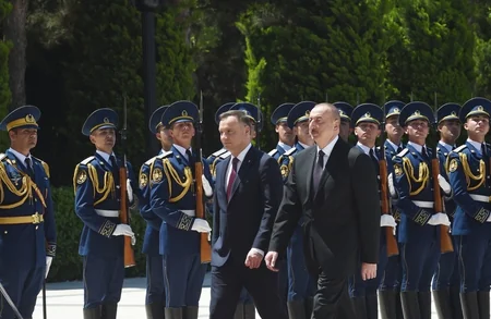 Official welcome ceremony was held for Polish President Andrzej Duda