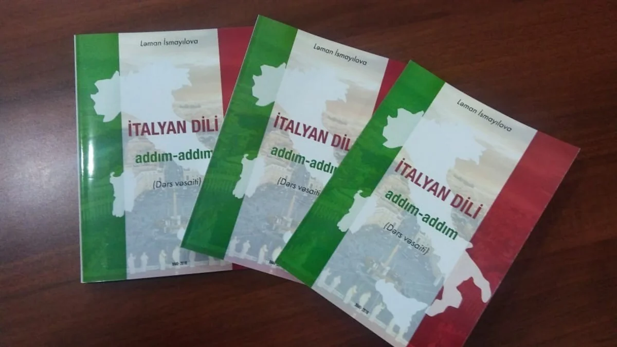İtalyan dilini öyrənənlər üçün Azərbaycan dilində ilk dərslik nəşr edilib
