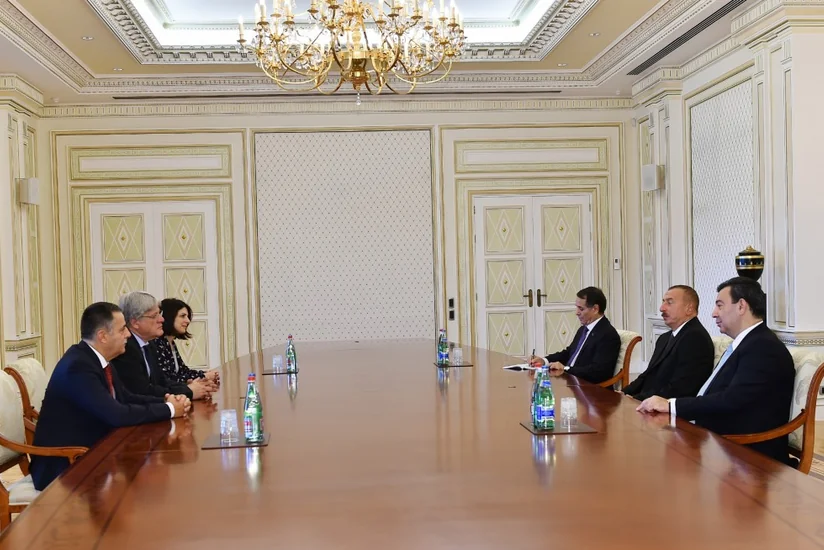 President Ilham Aliyev receives co-rapporteurs of PACE Monitoring Committee