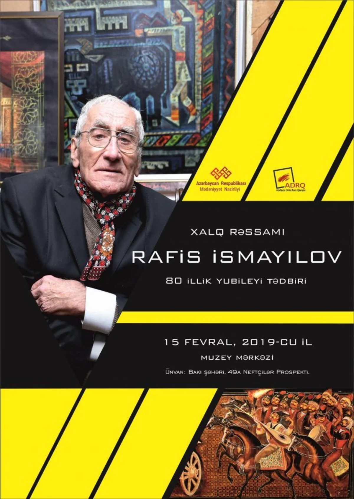 Xalq rəssamı Rafis İsmayılovun 80 illik yubileyi keçiriləcək