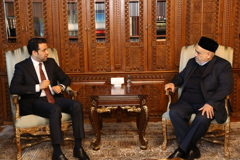 Allahşükür Paşazadə Müsəlman Ağsaqqalları Şurasının Baş katibi ilə görüşüb