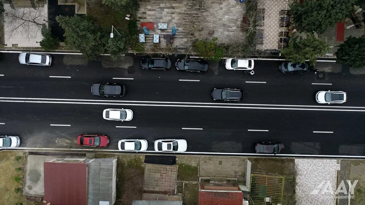 Bakının Həsən Məcidov küçəsinin bir hissəsi təmir olunub