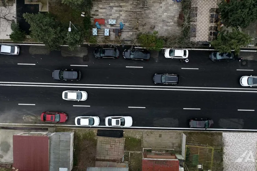 Bakının Həsən Məcidov küçəsinin bir hissəsi təmir olunub