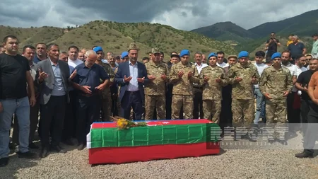 Laçında Birinci Qarabağ müharibəsinin şəhidi Camal Quliyev dəfn edilib - YENİLƏNİB