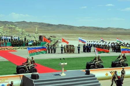 “Artilleriya atəşinin ustaları” müsabiqəsinin bağlanış mərasimi keçirilib