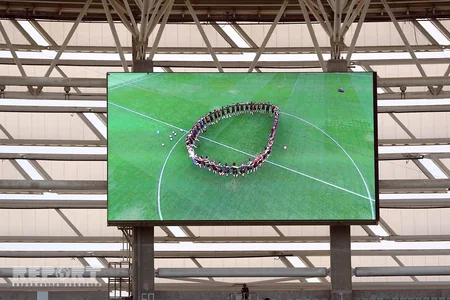 Arsenal UEFA Avropa Liqasının final oyunundan əvvəl Bakı Olimpiya Stadionunda məşqə çıxıb - FOTOREPORTAJ