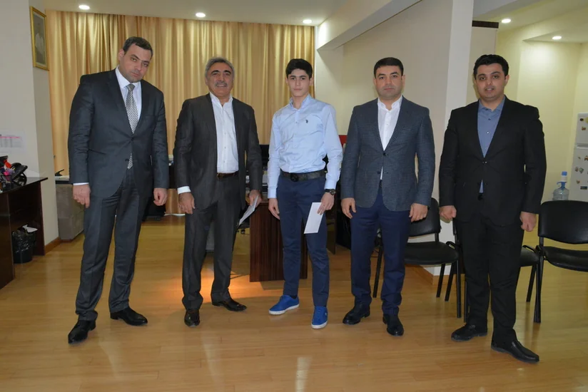 Avropa çempionatında uğurla çıxış edən karateçilər mükafatlandırılıb